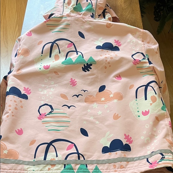 Kids Pink Patterned Jacket - Picture 3 of 5